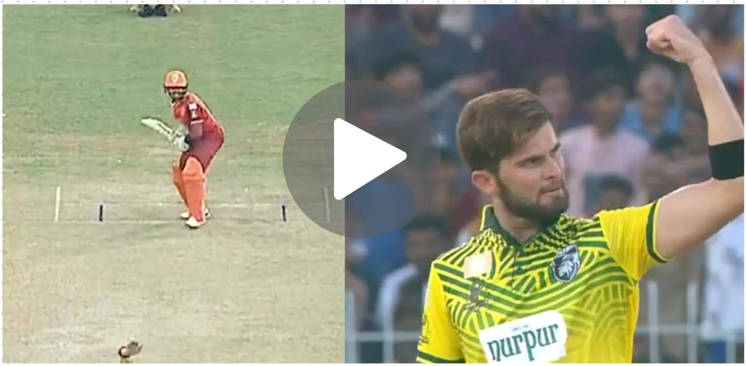 [Watch] Shaheen Afridi Ends Babar Azam's Pride With A Deadly Delivery In Champions Cup